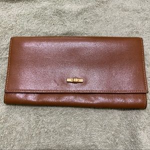 AUTHENTIC LONGCHAMP LEATHER WALLET